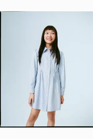 MANGO Gestreiftes Hemdkleid - Kinder - 8