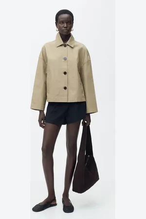 MANGO Gerade Baumwolljacke mit Knöpfen - Damen - XXS