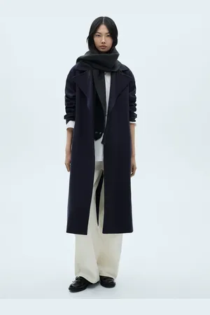 MANGO Langer Mantel aus Schurwolle - Damen - L