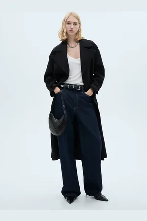 MANGO Mantel aus Manteco Wolle mit Maxi-Reverskragen - Damen - XL