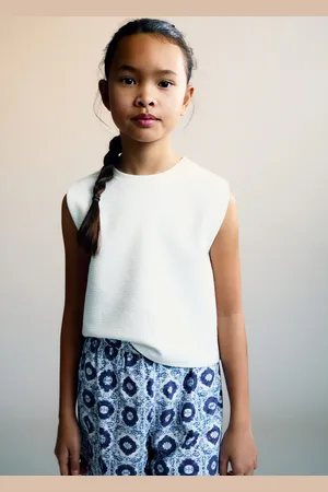 MANGO Strukturiertes Baumwoll-Shirt - Kinder - 7-8 Jahre