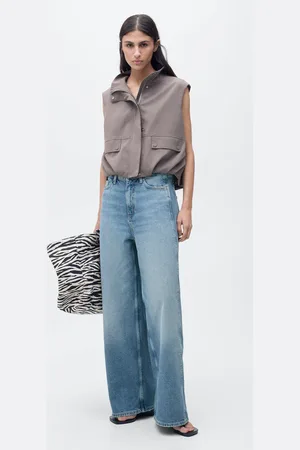 MANGO Balloon-Jeans mit hoher Bundhöhe - Damen - 34