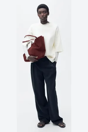 MANGO Shopper-Bag aus Rauleder - Damen - Einheitsgröße
