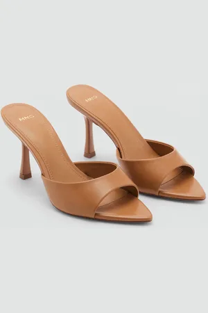 MANGO Spitze Sandale mit Absatz - Damen - 38