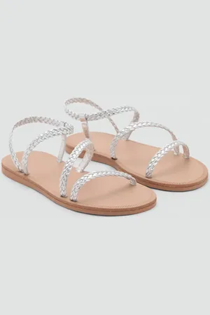 MANGO Sandale mit Flechtriemen - Kinder - 32