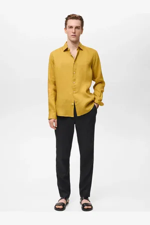 MANGO Hemd aus 100 % Leinen - Herren - L