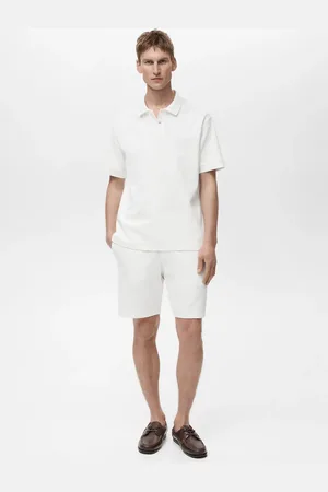 MANGO Bermudasshorts mit Strickstruktur - Herren - XL