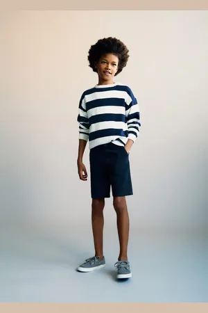 MANGO Chino-Bermudashorts aus Leinen - Kinder - 7
