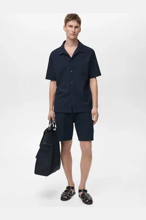 MANGO Bermudasshorts mit Strickstruktur - Herren - S