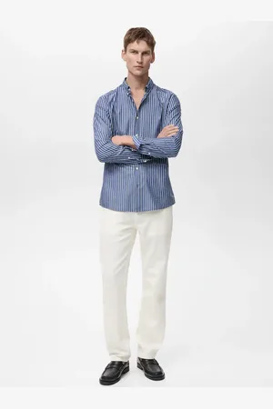 MANGO Regular-Fit-Hemd aus 100 % Baumwolle - Herren - XS