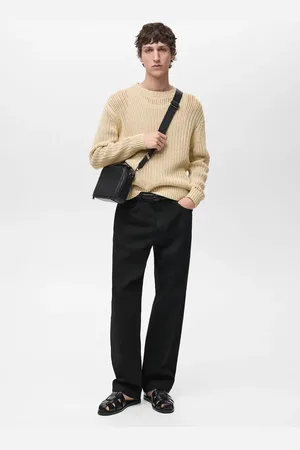 MANGO Pullover aus 100 % Baumwolle mit Lochmuster - Herren - XL