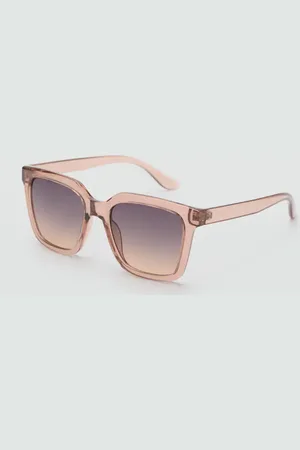 MANGO Sonnenbrille mit viereckiger Brillenfassung - Damen - Einheitsgröße