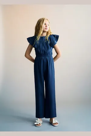 MANGO Langer Overall mit Stickerei - Kinder - 11