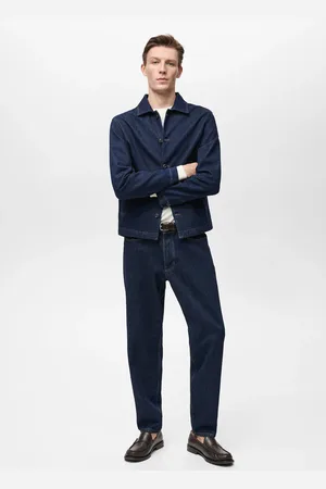 MANGO Regular-Fit-Overshirt aus Jeans - Herren - L