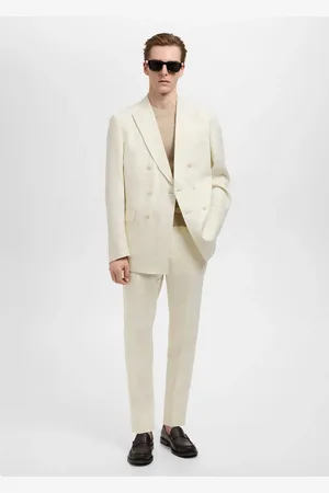 MANGO Slim-Fit-Sakko Amalfi aus 100 % Leinen - Herren - 54