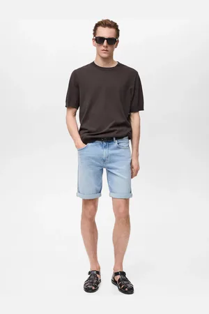 MANGO Slim Fit-Jeans-Bermudashorts - Herren - 36