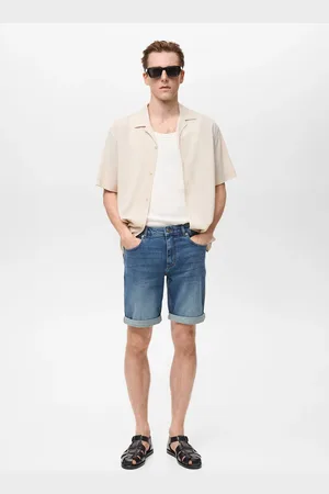 MANGO Slim Fit-Jeans-Bermudashorts - Herren - 36