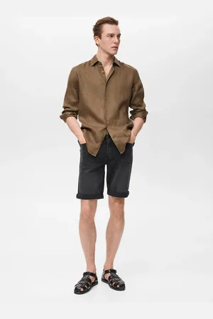 MANGO Slim Fit-Jeans-Bermudashorts - Herren - 36