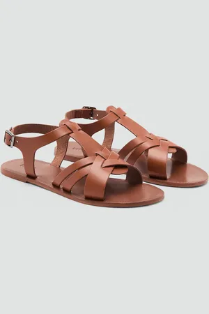 MANGO Leder-Riemensandale - Kinder - 33
