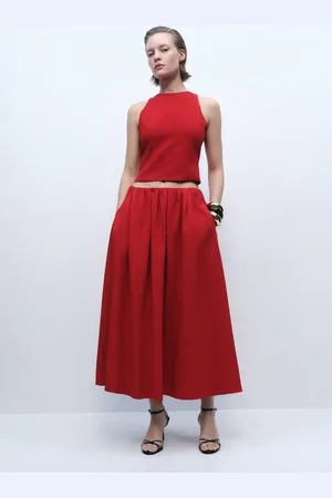 MANGO Crop-Top mit rückwärtiger Schleife - Damen - M
