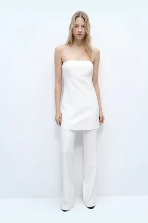 MANGO Kombinierter trägerloser Jumpsuit - Damen - L