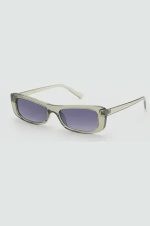 MANGO Sonnenbrille mit viereckiger Brillenfassung - Damen - Einheitsgröße