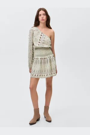 MANGO Kurzes asymmetrisches Kleid - Mädchen - M