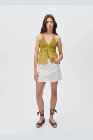 MANGO Stricktop mit Schlitz - Mädchen - S