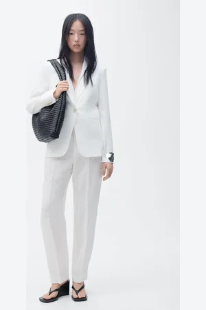 MANGO Leinen-Sakko - Damen - 46