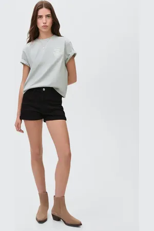 MANGO Gerade Jeans-Shorts - Mädchen - XXS