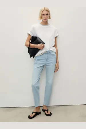 MANGO Comfort-Jeans mit hohem Bund Newmom - Damen - 34