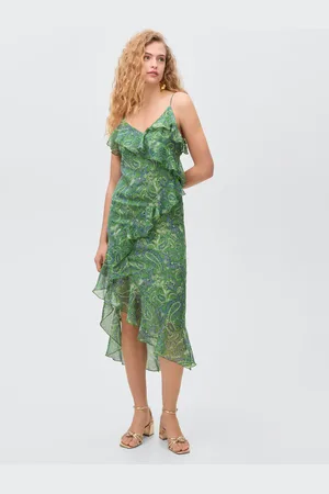 MANGO Bedrucktes Rüschenkleid - Mädchen - XS