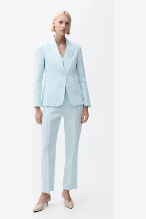 MANGO Leinen-Sakko - Damen - 46