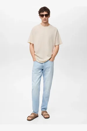 MANGO Relaxed Fit-T-Shirt aus Baumwolle - Herren - XS