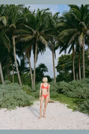 MANGO Texturiertes Bikini-Top - Damen - XL