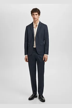 MANGO Super Slim Fit-Anzugshemd aus Baumwoll-Stretch - Herren - L