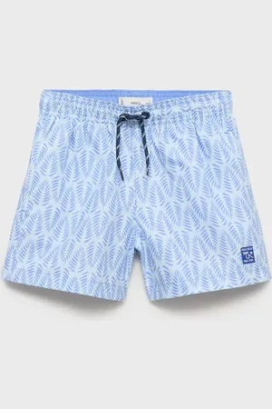 MANGO Gemusterte Badeshorts - Kinder - 9-10 Jahre