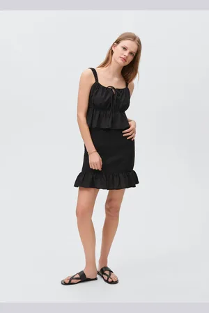 MANGO Besticktes Crop-Top - Mädchen - XS