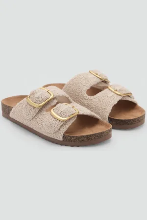 MANGO Texturierte Sandale mit Schnallen - Kinder - 33
