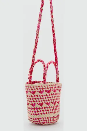 MANGO Mini-Tasche in Flechtoptik - Kinder - Einheitsgröße