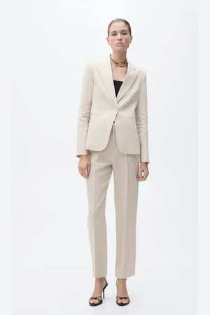 MANGO Leinen-Sakko - Damen - 36