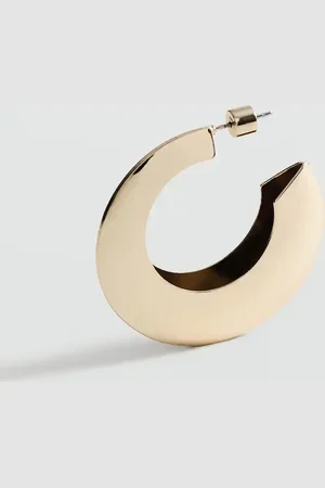 MANGO Ohrringe mit breiter Ringform - Damen - Einheitsgröße