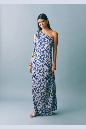MANGO Asymmetrisches Printkleid - Mädchen - XL