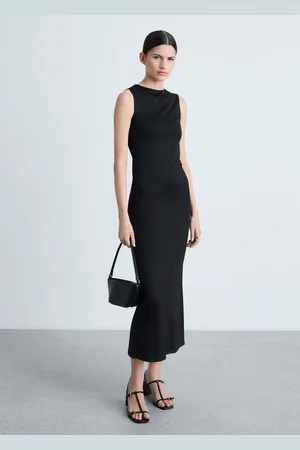MANGO Langes rückenfreies Kleid - Damen - M