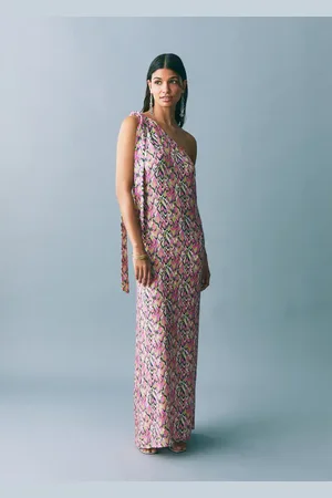 MANGO Bedrucktes Kleid mit Taillenband - Mädchen - XXS