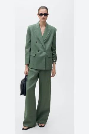 MANGO Leinen-Sakko - Damen - M