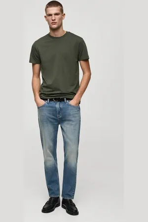 MANGO Slim-Fit-T-Shirt aus 100 % Baumwolle - Herren - M