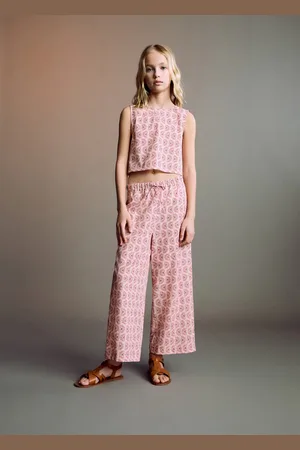 MANGO Bedruckte Baumwollhose - Kinder - 11-12 Jahre