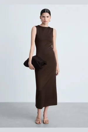 MANGO Langes rückenfreies Kleid - Damen - XS