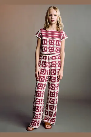 MANGO Gerade Häkelhose - Kinder - 5-6 Jahre